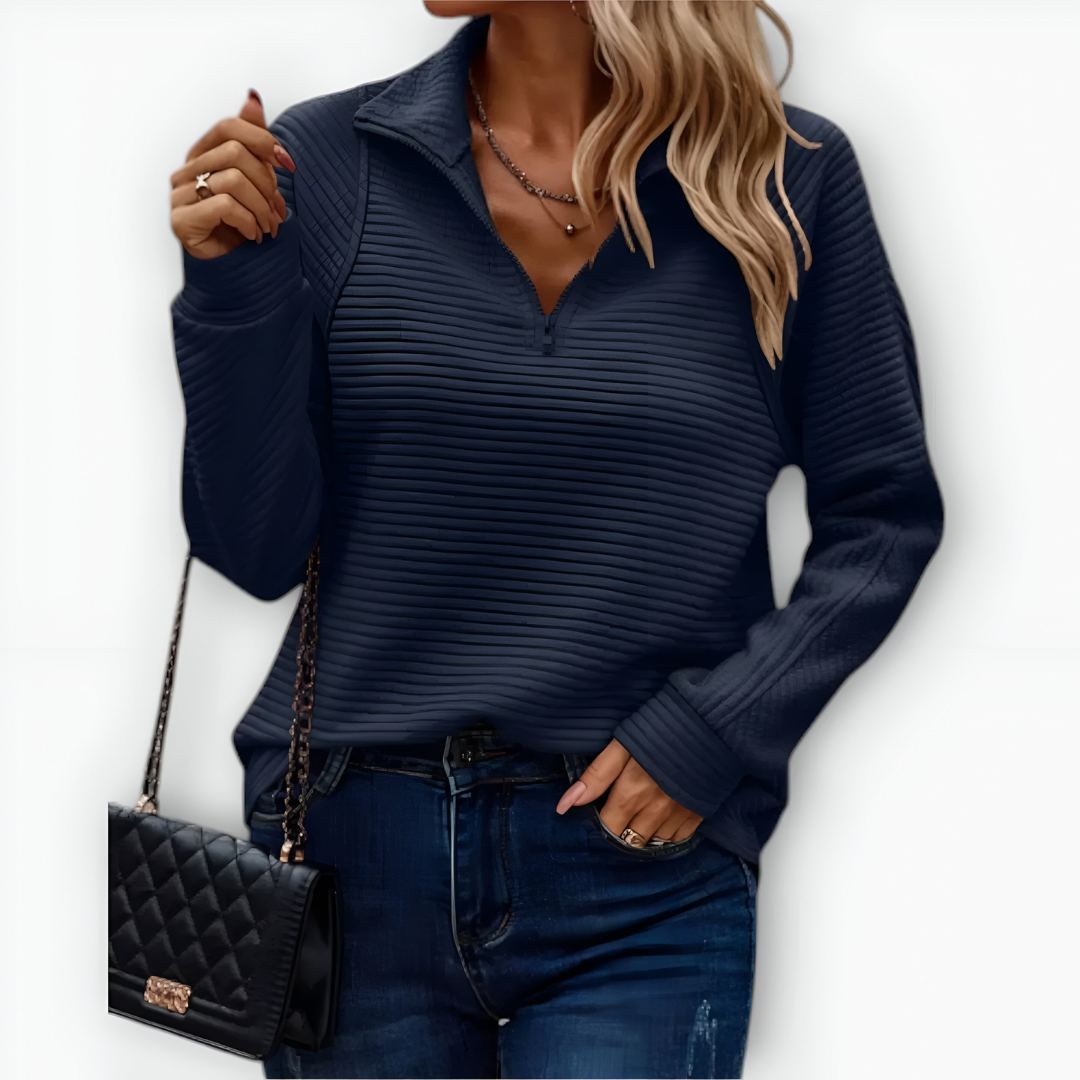 MASHA | Half-zip sweater