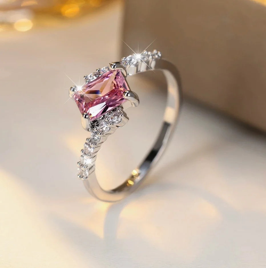 Soft Pink Ribbon 2026 Ring