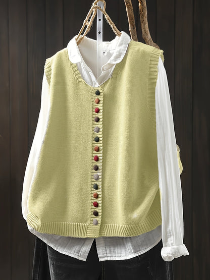 SOFIA | Sleeveless Knitted Vest