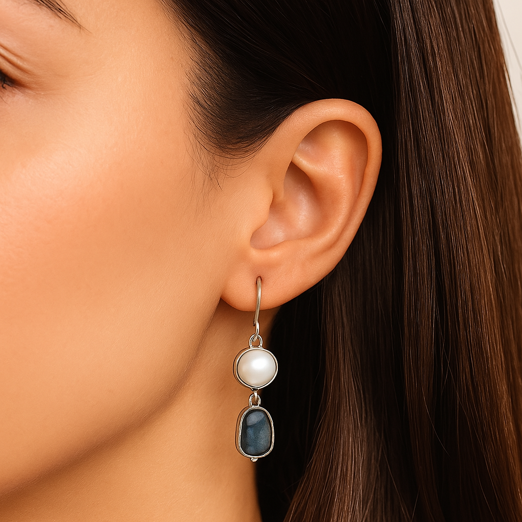 Blue Aura Earrings