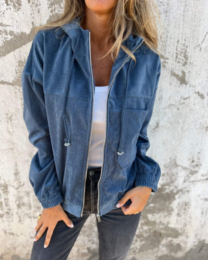 ELLA | Hooded zip-up jacket