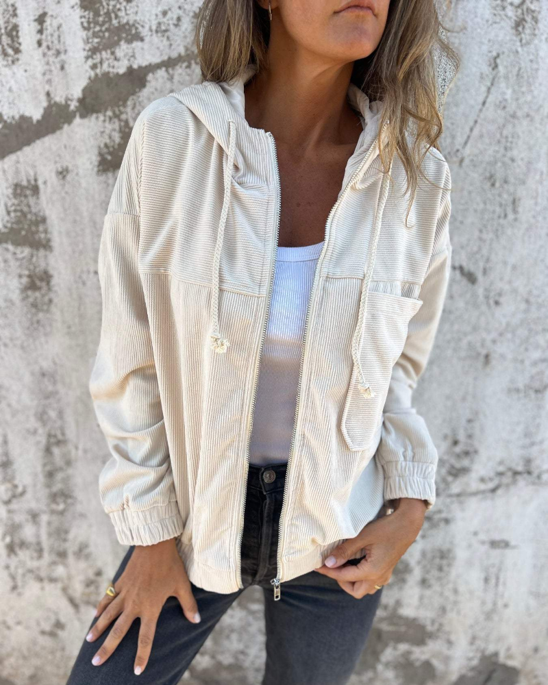 ELLA | Hooded zip-up jacket
