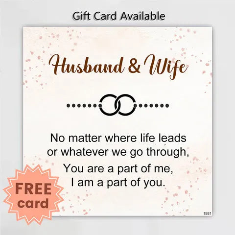 Husband and Wife Bracelet 925 Silver