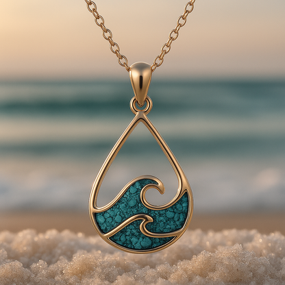 Ride the Wave of Protection Necklace