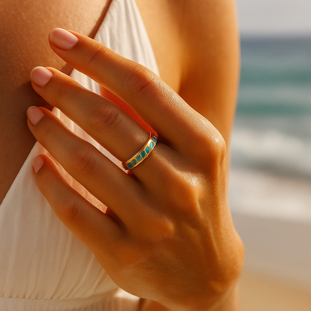 Waves of Elegance Ring