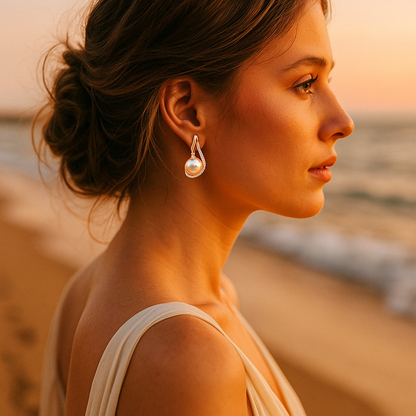 Timeless Button Earrings