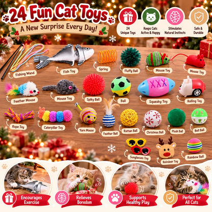 Christmas Cat Advent Calendar – 24 Days of Fun & Surprises