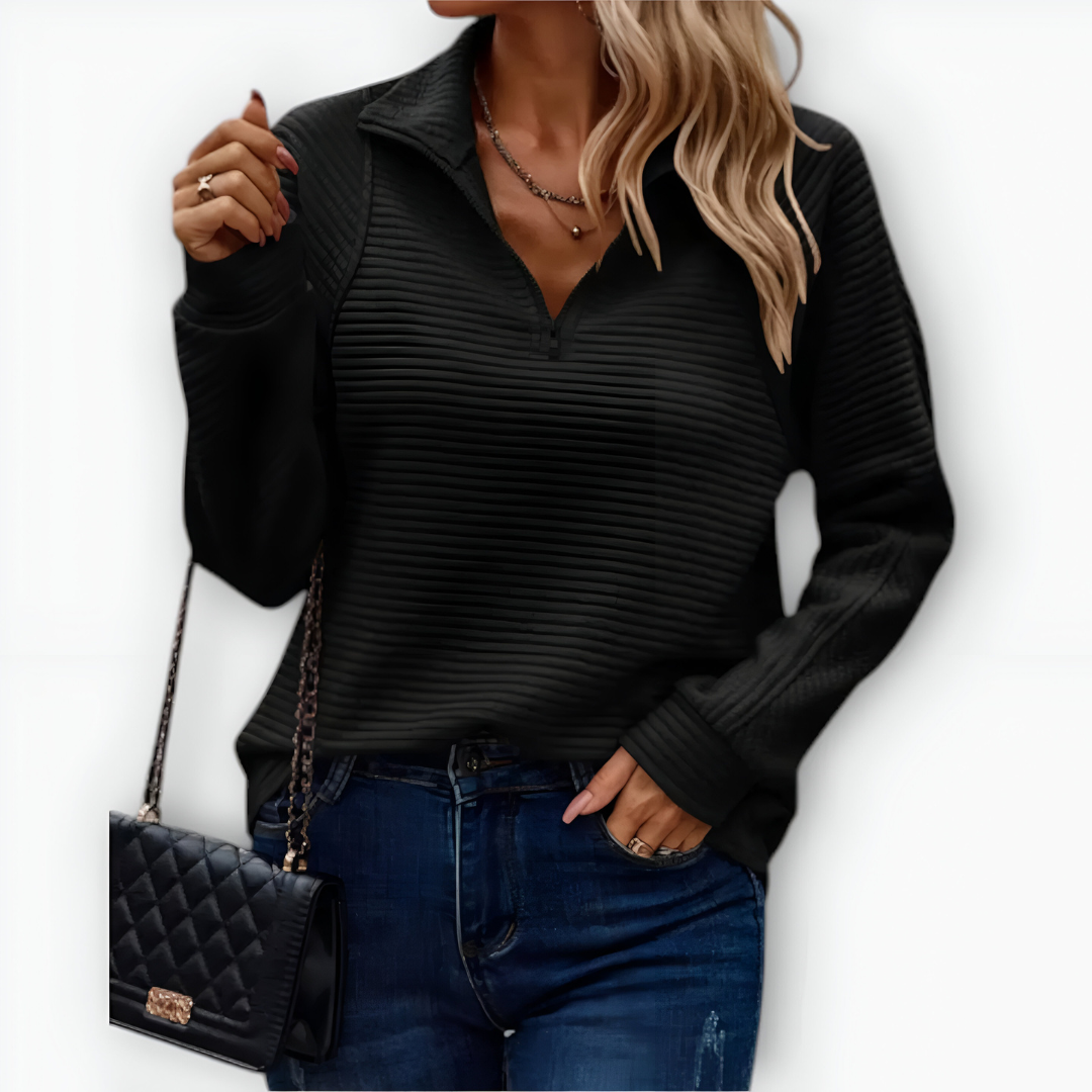 MASHA | Half-zip sweater