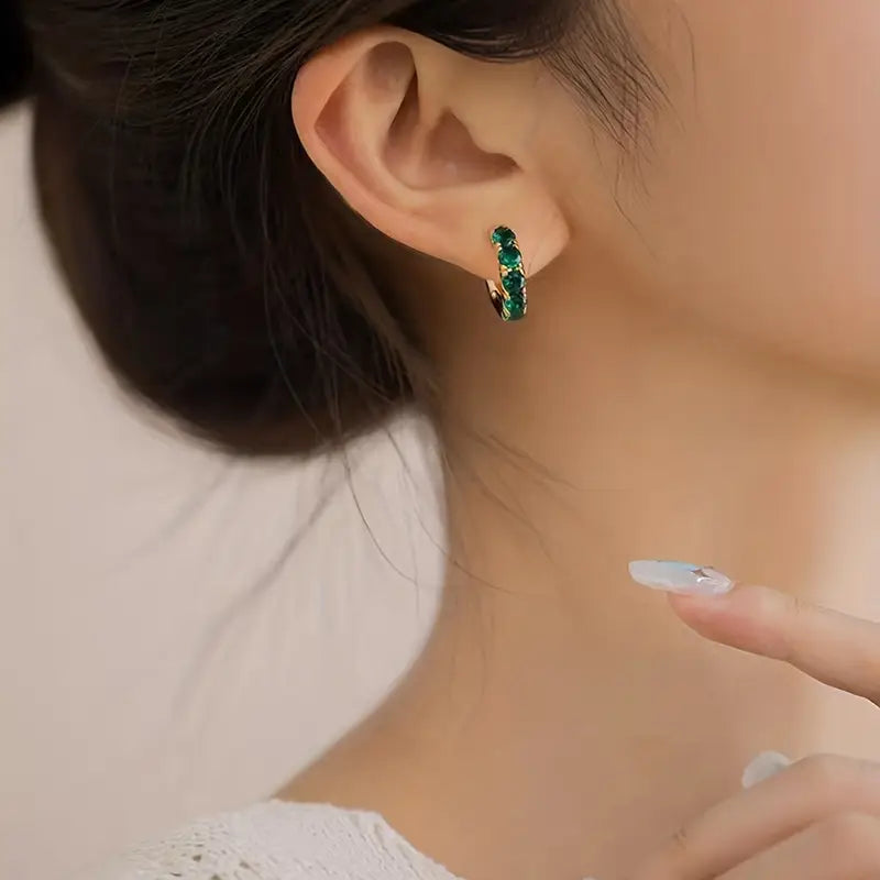 Gold Drop Coastal Earrings
