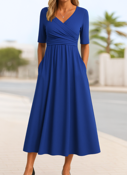 Monica | Stylish Crossover Dress