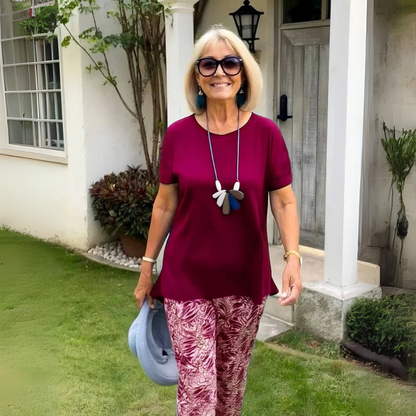 Allegra | Cotton-Blend Two-Piece Set – Effortless Polish, All-Day Comfort