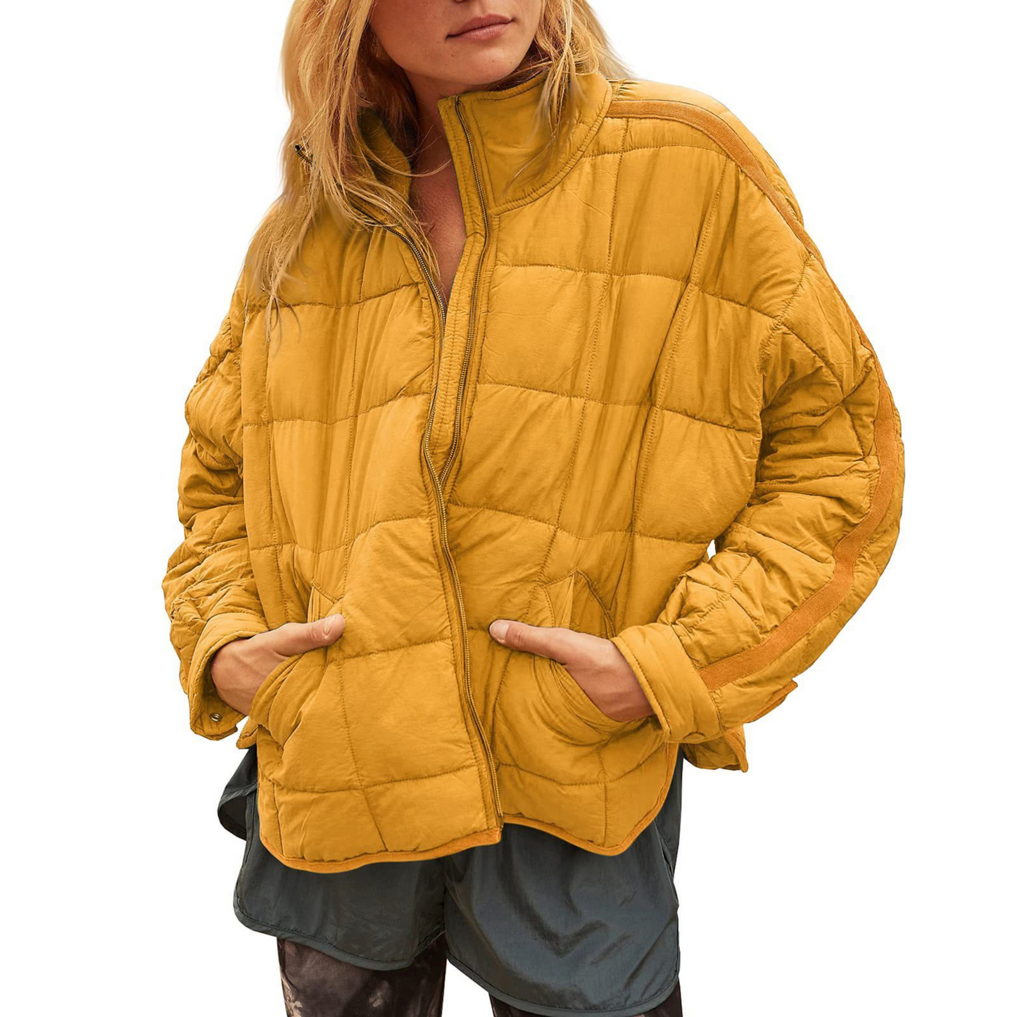 APRIL – Lightweight Zip Puffer Jacket