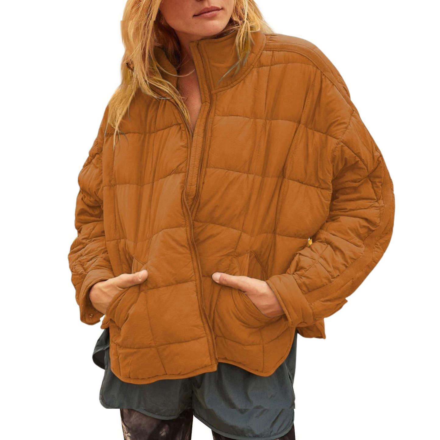 APRIL – Lightweight Zip Puffer Jacket