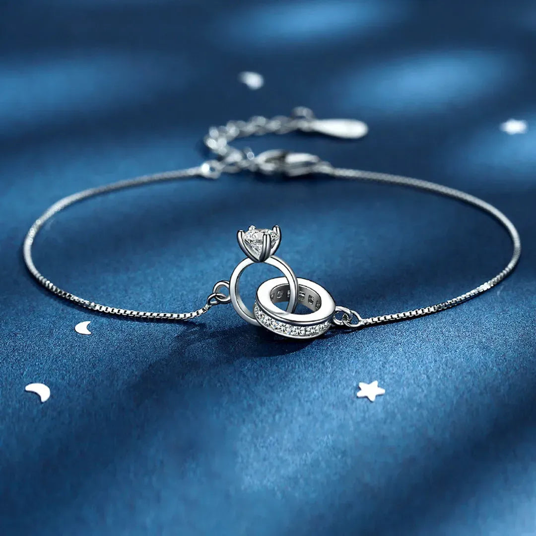 Husband and Wife Bracelet 925 Silver