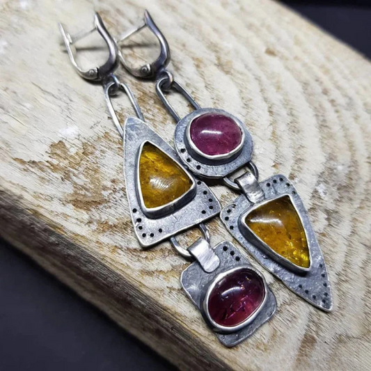 Timeless Triangle Geometric Earrings
