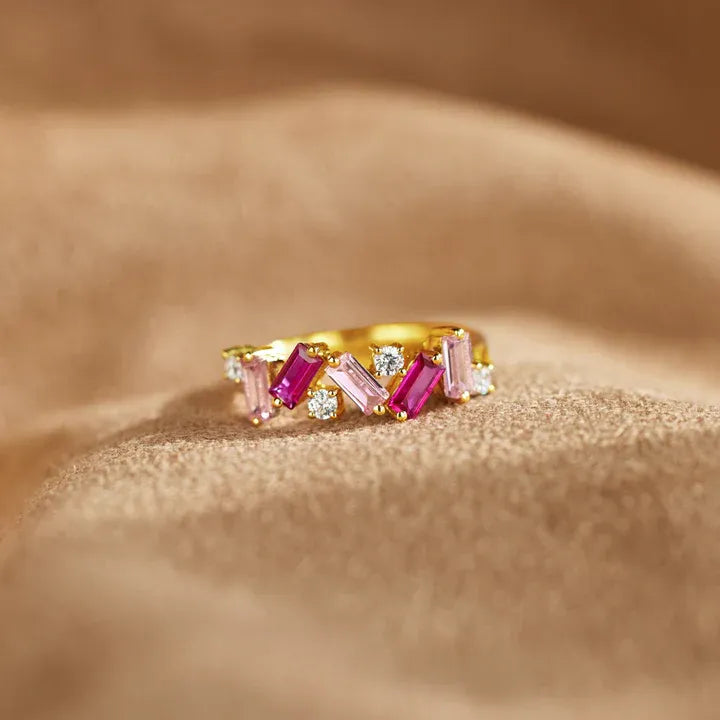 Breast Cancer Pink Diamond Ring | Buy 1, Get 1 FREE