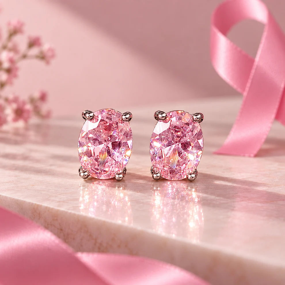 2026 Breast Cancer Awareness Earrings Limited Edition