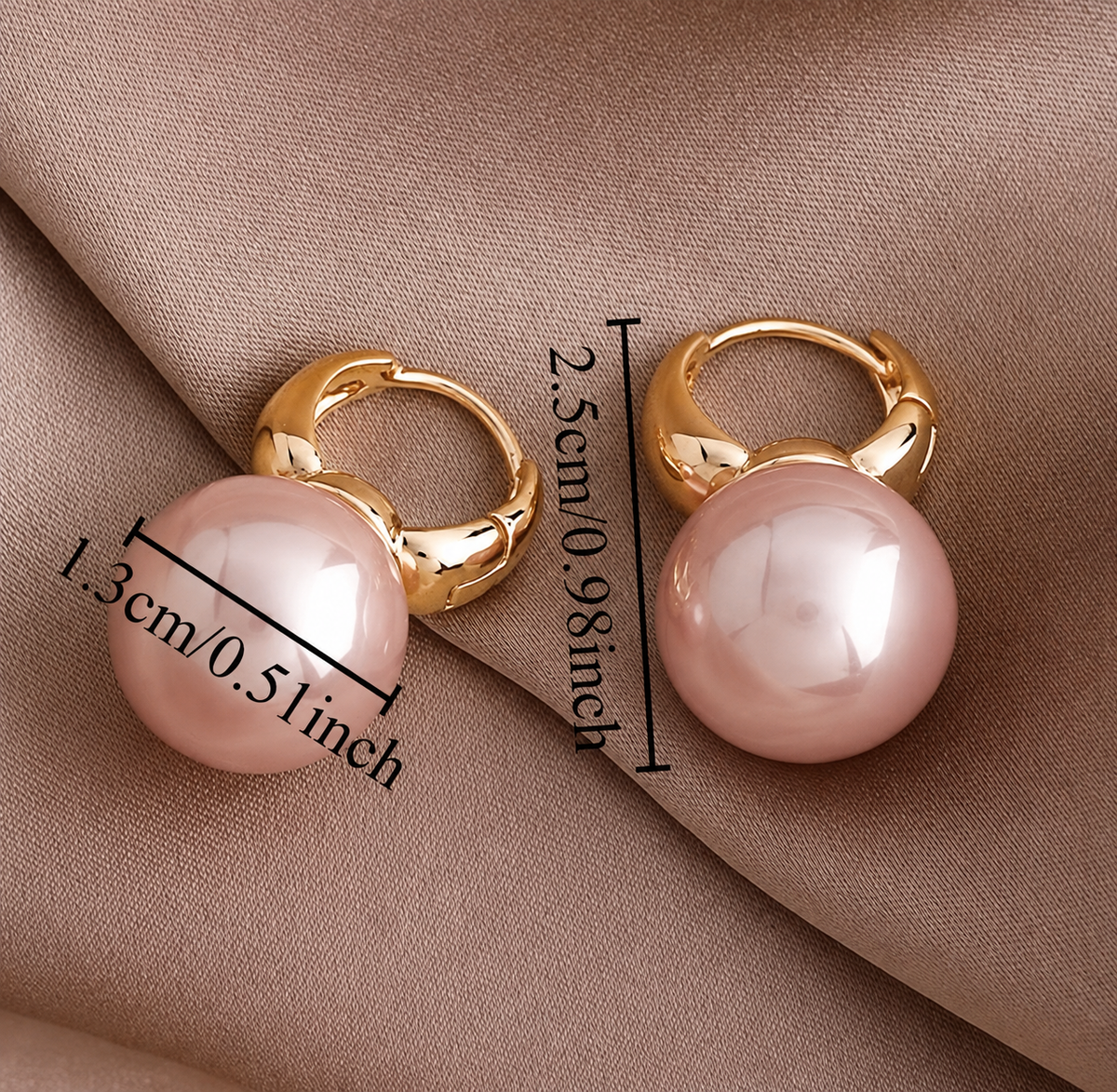 Pearls With a Purpose Breast Cancer Earrings