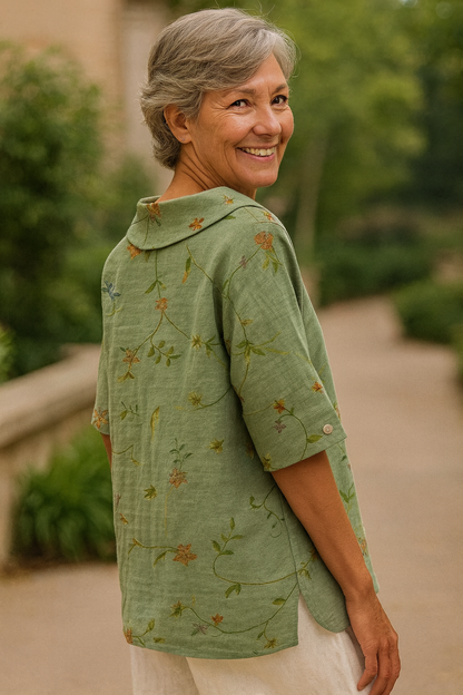 Maristelle | Bloom Blouse – Flattering Fit, Carefree Comfort