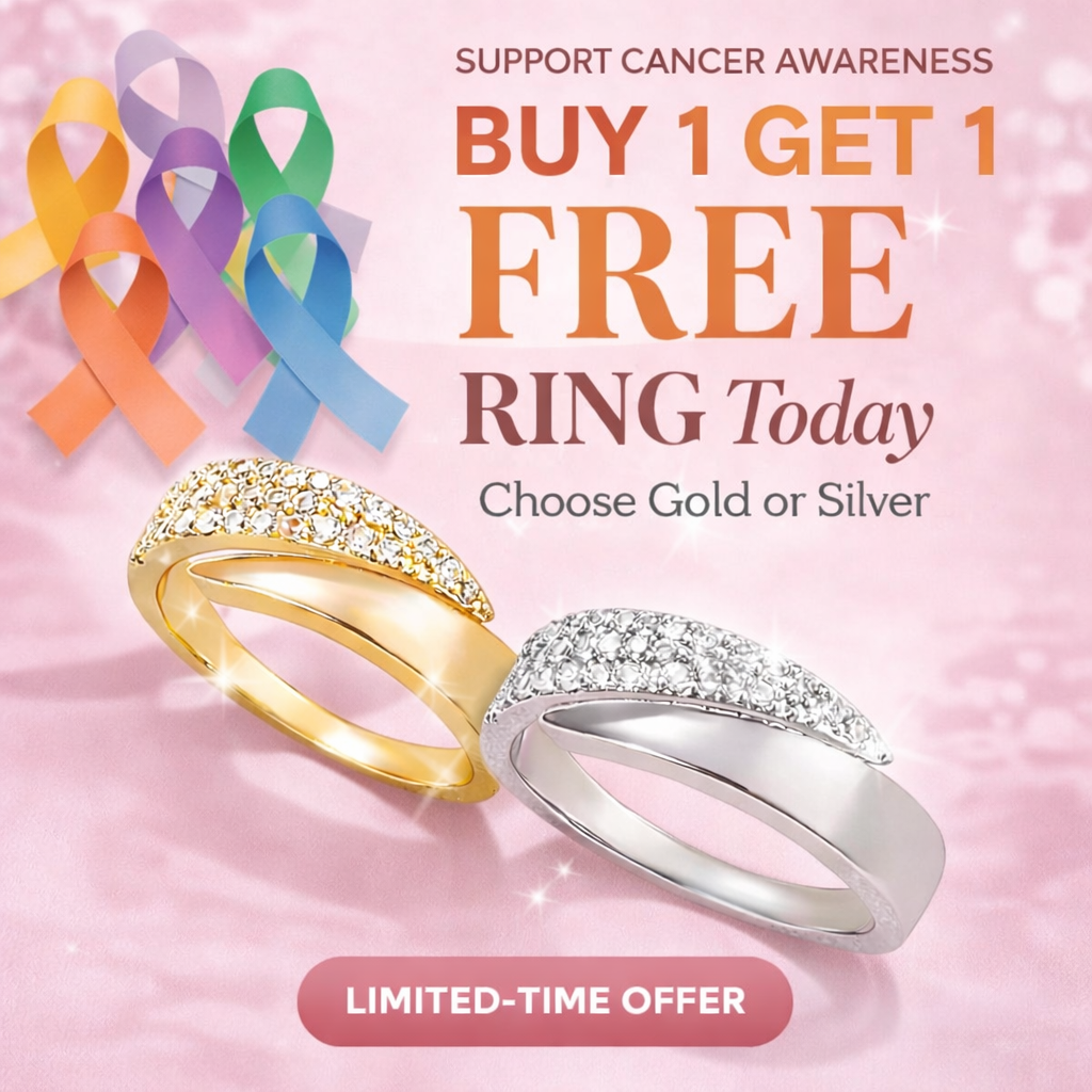 All Cancer Awareness Support Ring | Get 1+1 Free Today