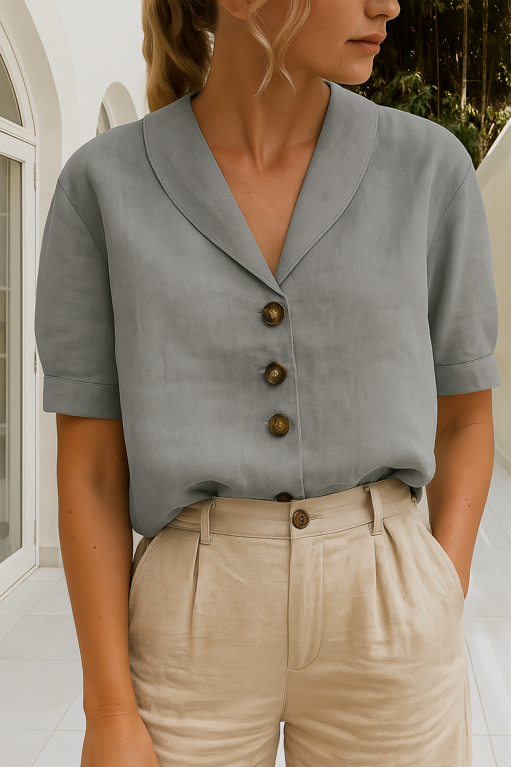 LIVIA - Elegante Casual Blouse