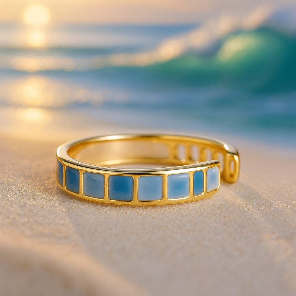 Waves of Elegance Ring