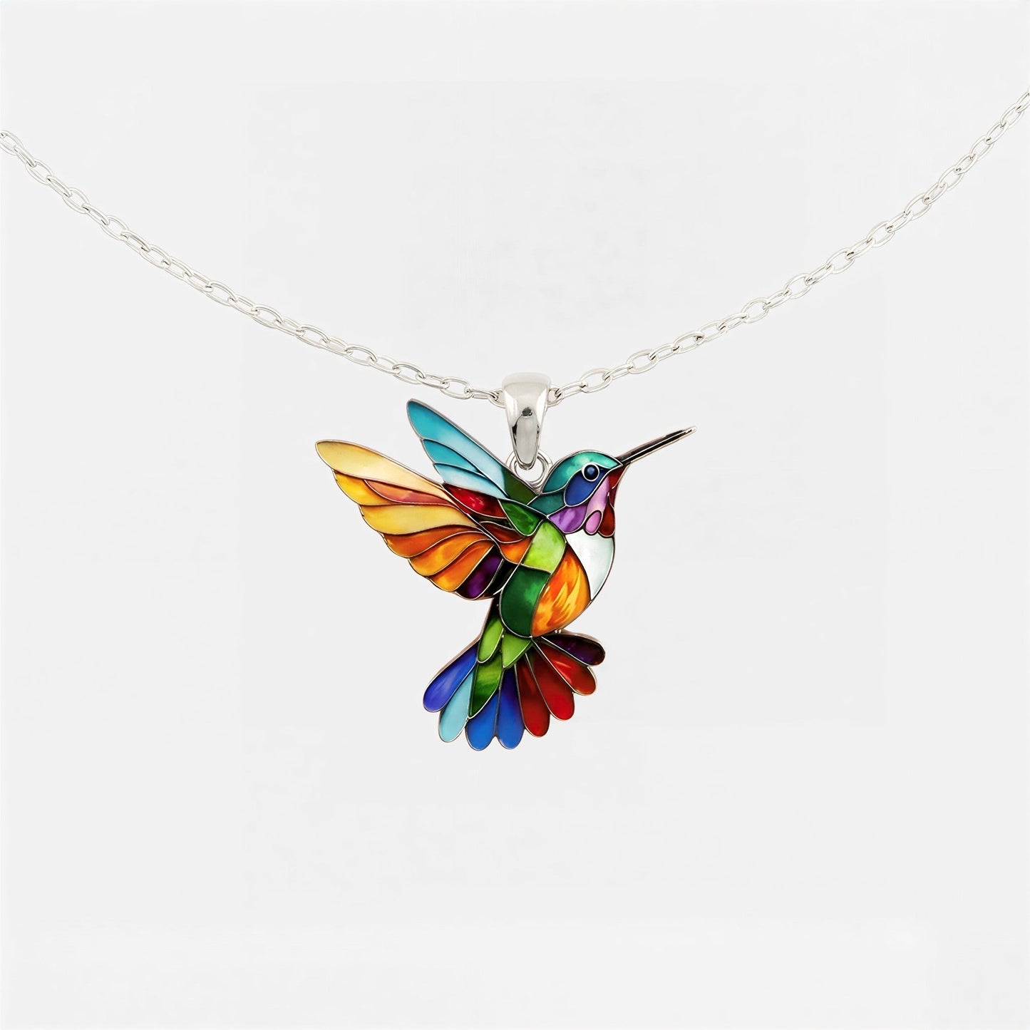 Hummingbird Glow Necklace | Breast Cancer Support & Hope |1+1 Free |