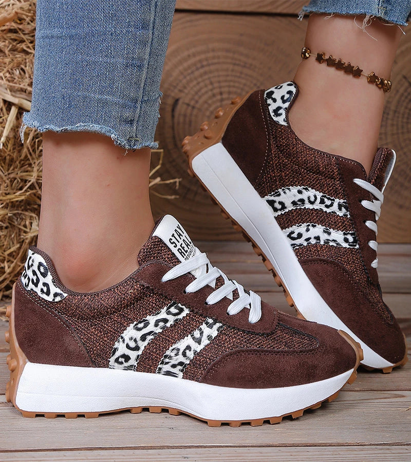 Ava – Stylish Retro Lace-Up Sneakers for Ultimate Comfort