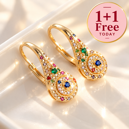Multicolor Sparkle Elegance Earrings