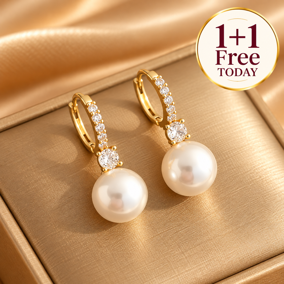 White Hanging Pearl Drops