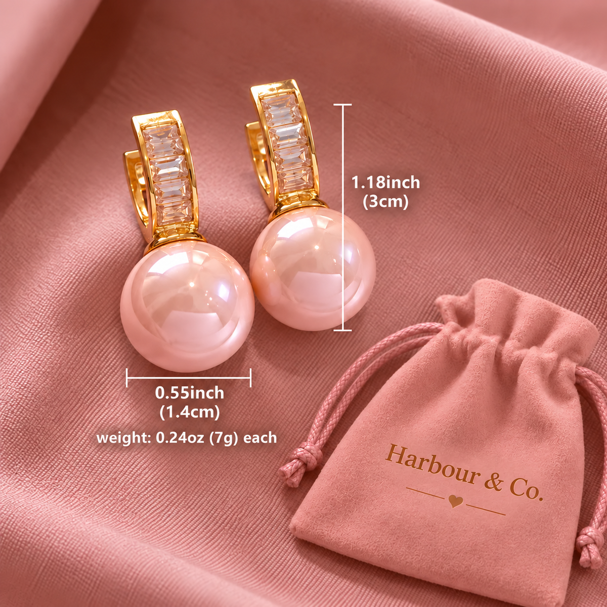 Blush Pearl Earrings