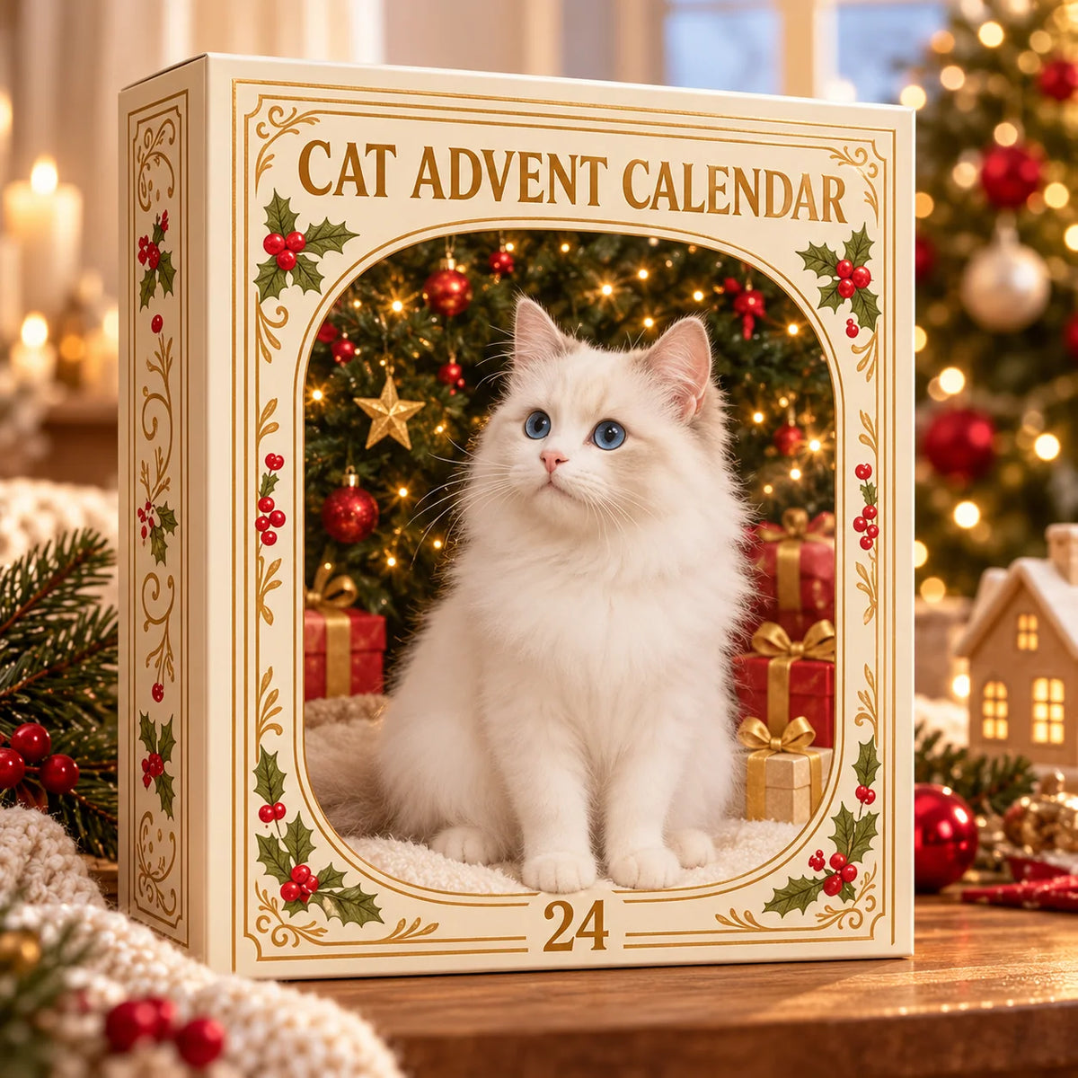 Cat Advent Calendar 2026 – 24 Adorable Christmas Cat Ornaments
