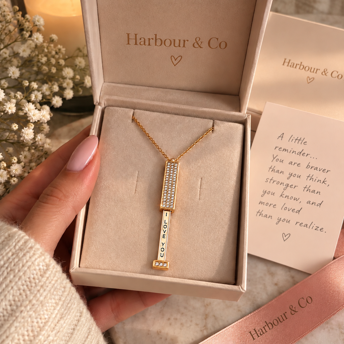 I Love You Necklace