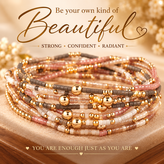 Be Your Own Kind of Beautiful – 9-Piece Bracelet Set