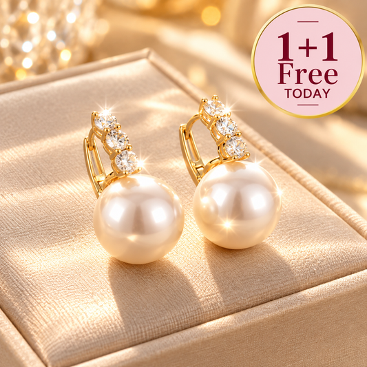 Sparkle Pearl Earrings