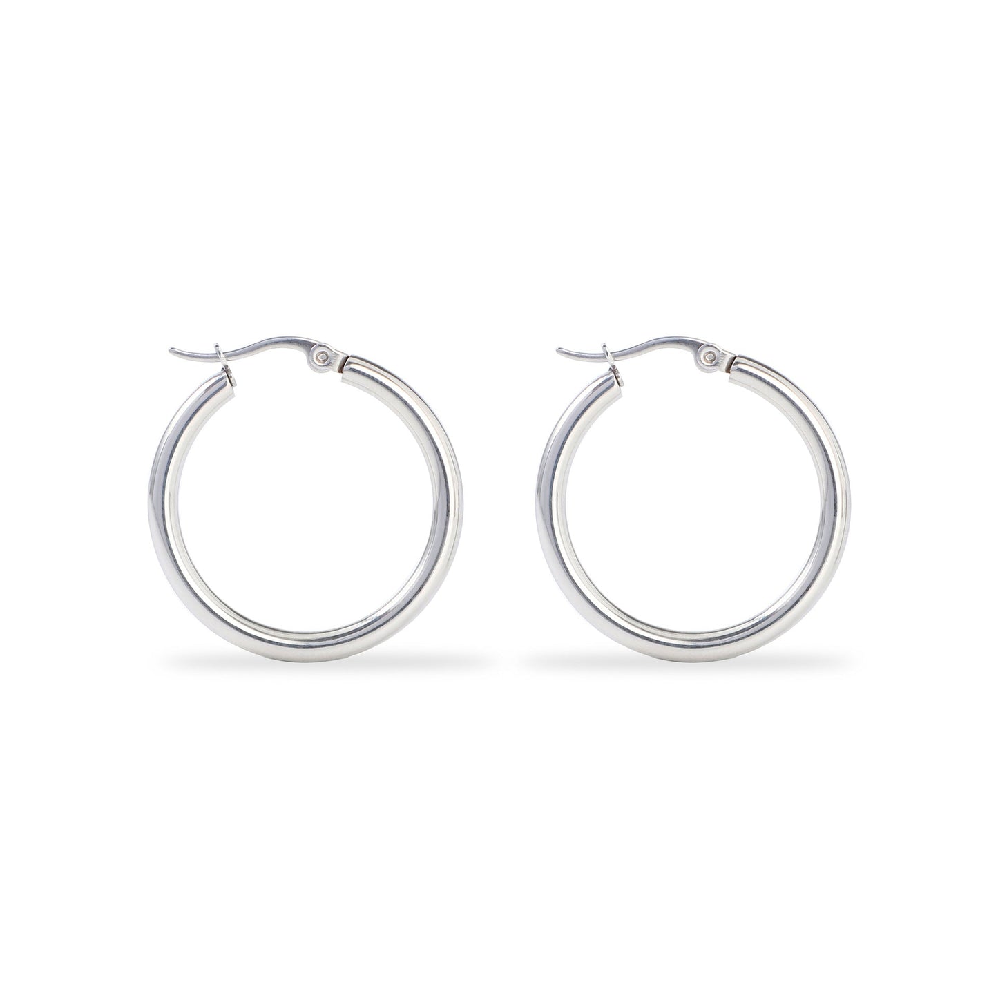 Vintage Gold and Silver Hoop Earrings