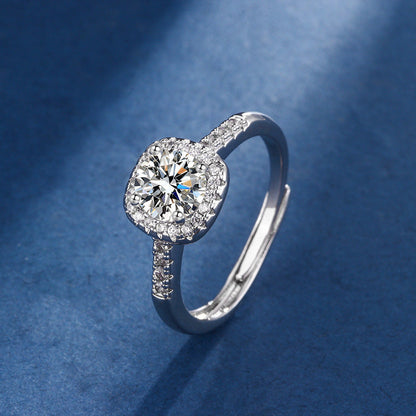 Exclusive Silver Aria Square Radiant Set | Supporting Breast Cancer Awareness