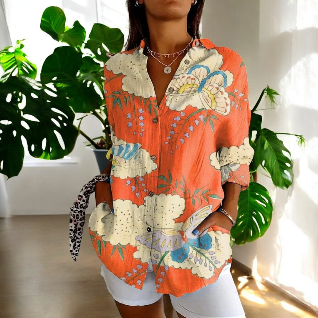 Irene | Stylish Floral Blouse