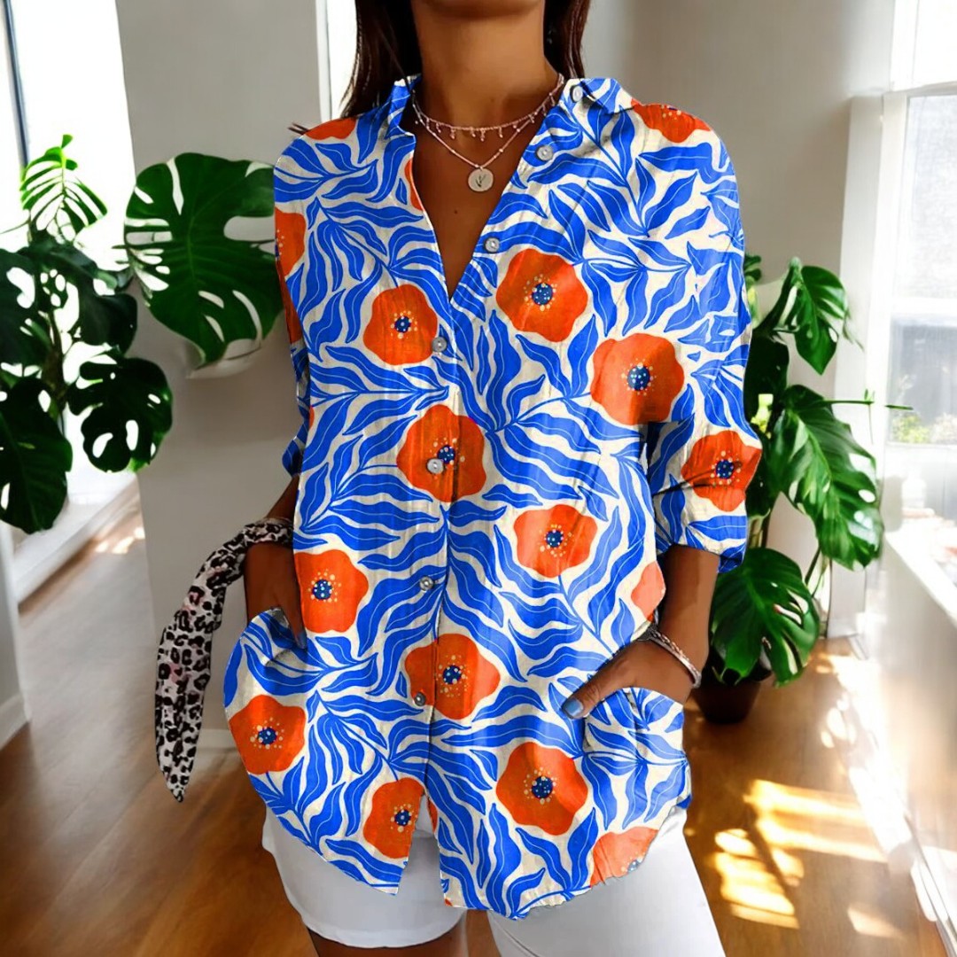 Irene | Stylish Floral Blouse