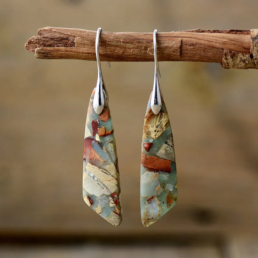 Charm - Vintage Natural Stone Earrings