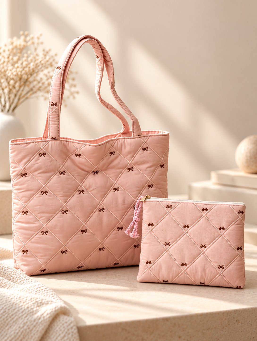 Ribbons Pink Bag 2026