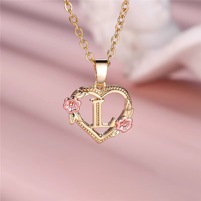 Breast Cancer Awareness - Personalized Letter Necklaces