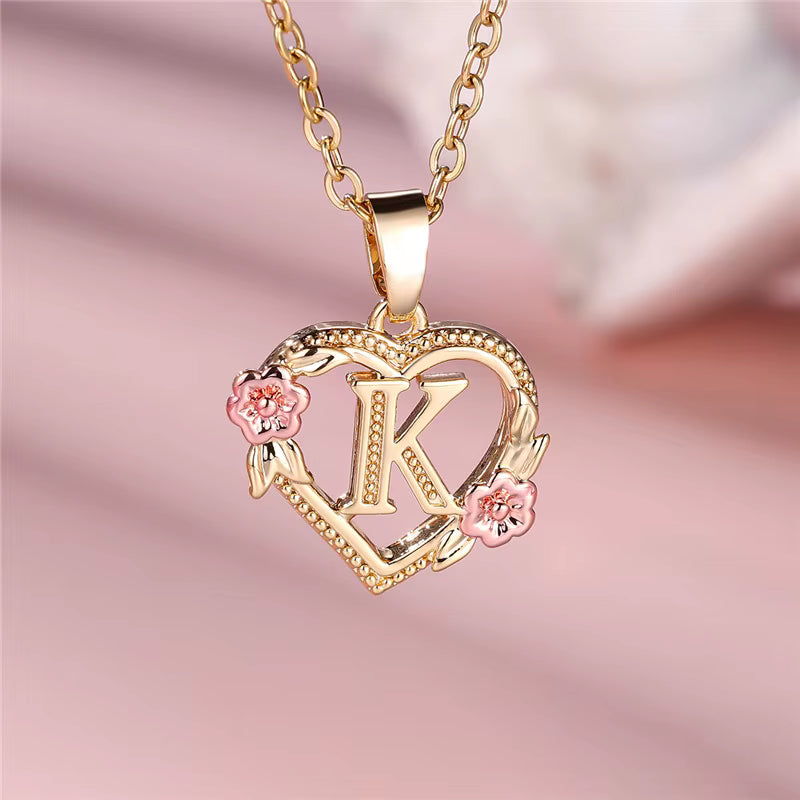 Breast Cancer Awareness - Personalized Letter Necklaces