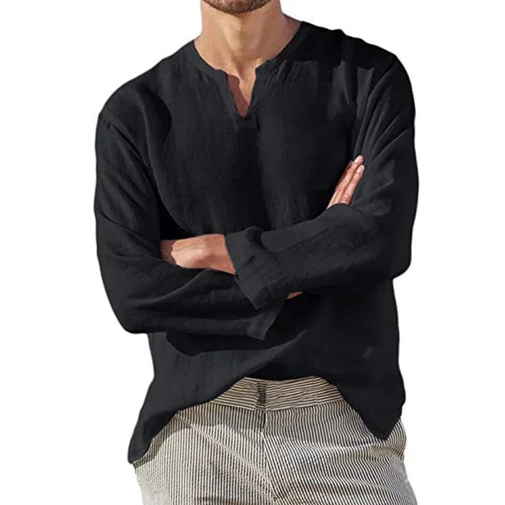 Michael | Relaxed Fit Long Sleeve Shirt