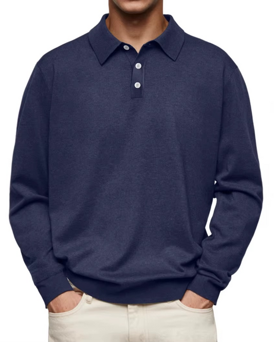 AIDEN | Long Sleeve Polo