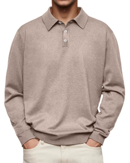 AIDEN | Long Sleeve Polo