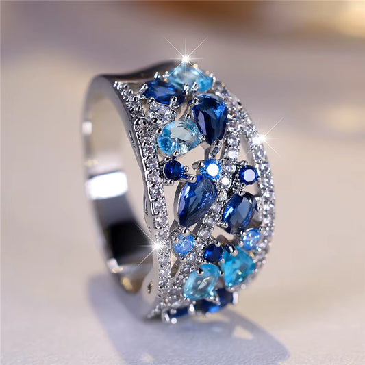 All Awareness –  Royal Blue Hoop Ring | 1+1 Free