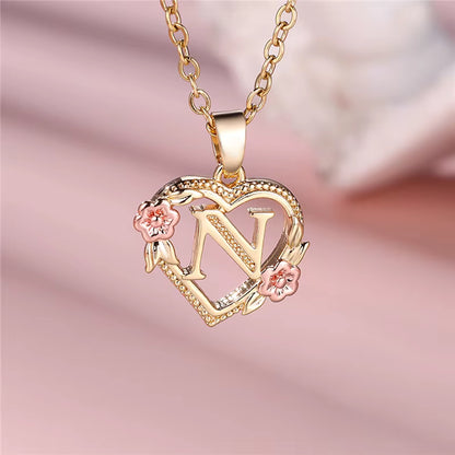 Breast Cancer Awareness - Personalized Letter Necklaces