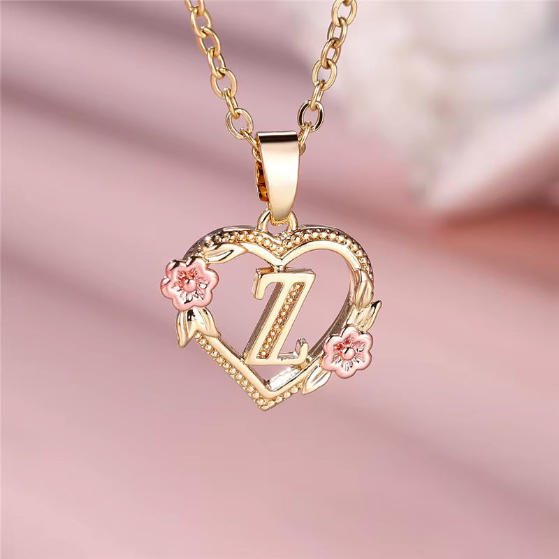 Breast Cancer Awareness - Personalized Letter Necklaces