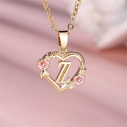 Breast Cancer Awareness - Personalized Letter Necklaces